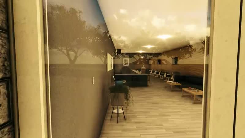 Cuadro del recorrido en video de la cafetería